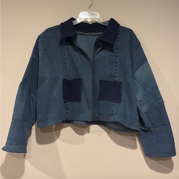 Jackets & Blazers - Women's Upcycled Blue Denim Jacket